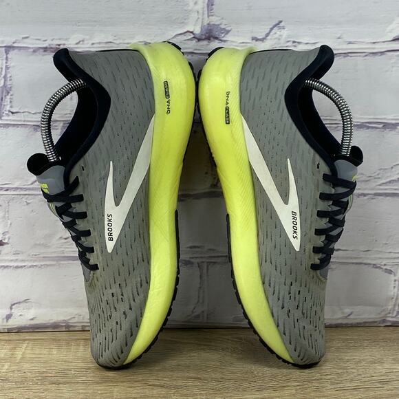 Brooks Hyperion Tempo Grey Running Shoes Men's Size 9 Athletic Sneakers - Picture 6 of 8